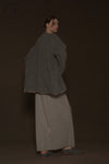 Mutedance 24 Autumn/Winter Collarless Button-Down Jacket MD-MD24FW21-GRAY MD24FW21 MD24FW22